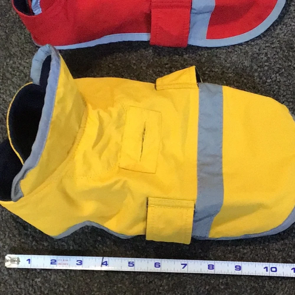 Lands End pet rain and snow jacket bundle